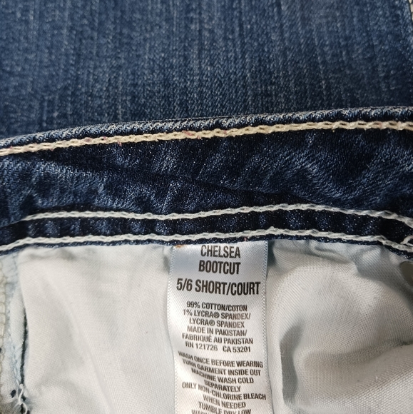 AEROPOSTALE Chelsea Bootcut Jeans Size 5/6 Short - Picture 6 of 7